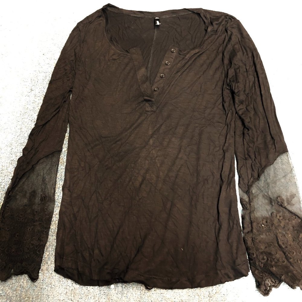 Lace detail blouse